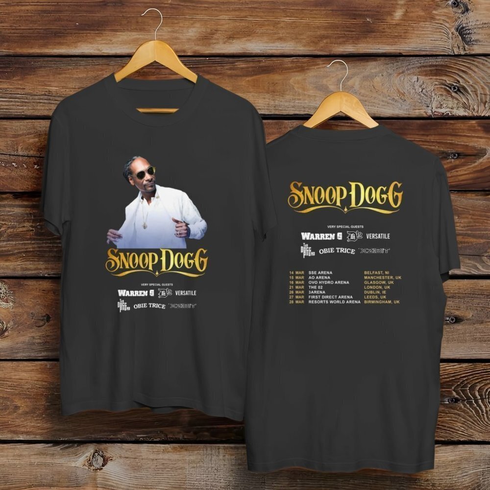 ?? Snoop Dogg World Tour 2023 Hip Hop Fan Graphic Unisex T-Shirt